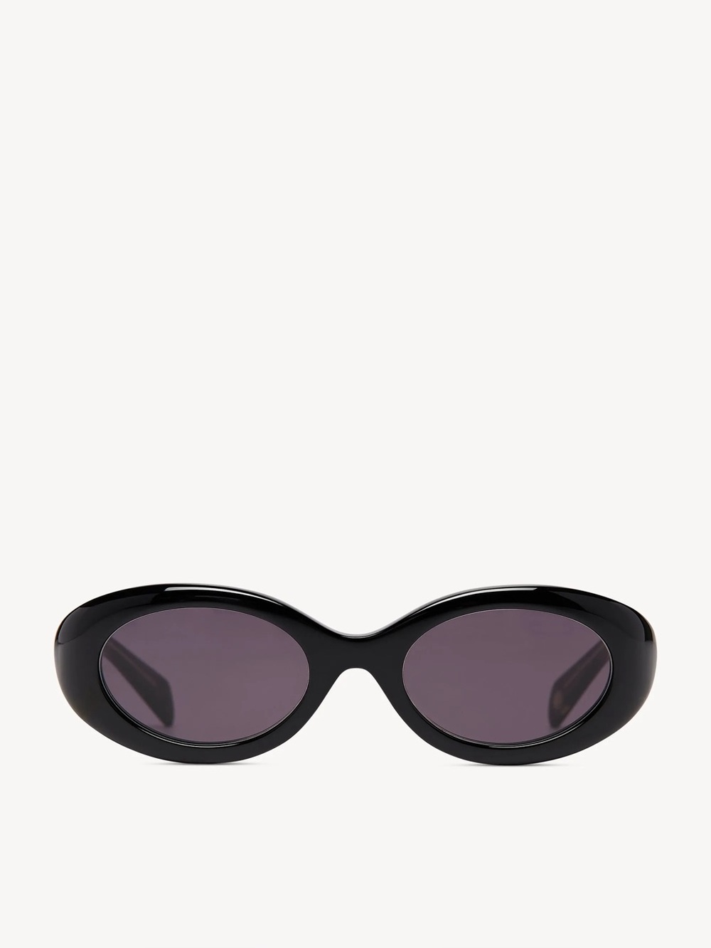 ULTRA RARE The Row x Eyevan Ella Black Oval Sunglasses